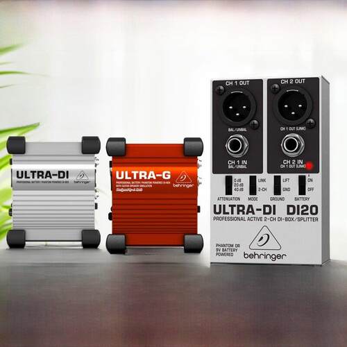 Behringer/Behringer Di100 Di20 Di800非平衡到平衡Di盒前置放大