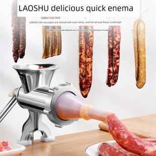 Manual Meat Grinder Noodle Stainless Steel Mincer 手动绞肉机