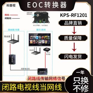 网络有源EOC转换器闭路电视线转网线同轴线连高清IPTV电视宽带网