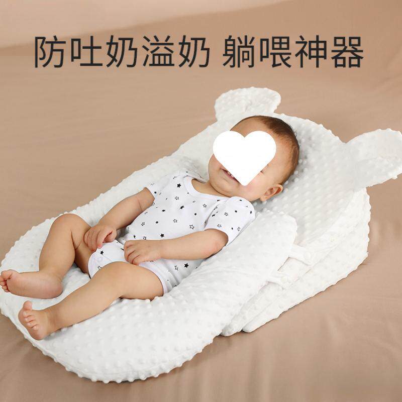 防吐奶婴儿斜坡垫新生儿枕宝宝喂奶哺乳枕躺喂溢奶呛奶枕头亚万百