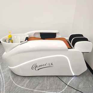 美电发店智能自动按摩洗头理发2000床店动泰式 头水循环疗床冲水床