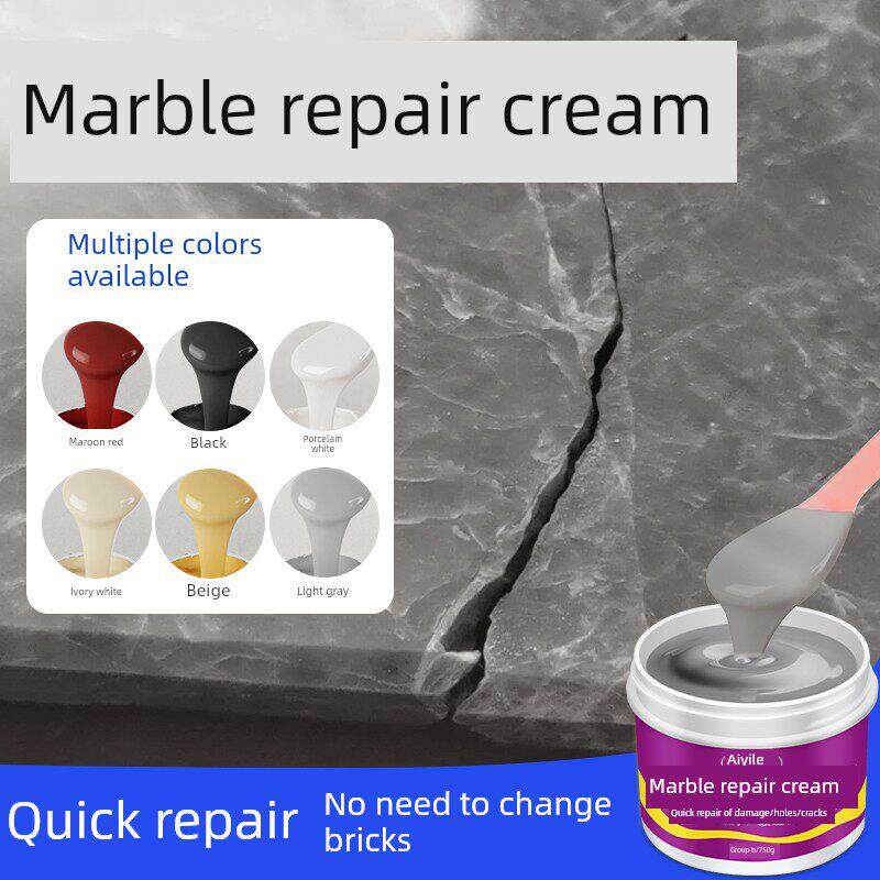 大理石修补膏厨房石英石橱柜台面裂缝修补胶石人造石填充炉坑