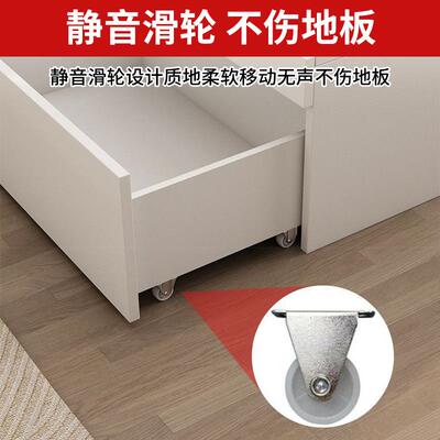 实木床现小代简约储佛物双人床高箱床无头收GYP纳户型榻榻米单人