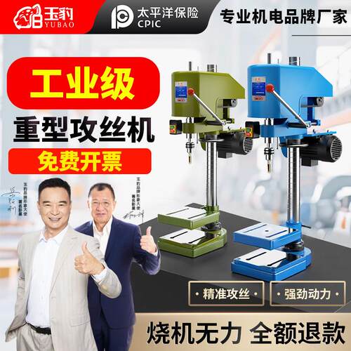 重型工业级台式攻丝机全自动小型电动攻牙机微型SWJ12/16套丝螺纹