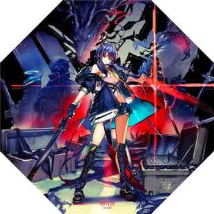 高档Arknighs动周边生阳学光伞t漫二维礼物折叠伞自动防晒防紫外