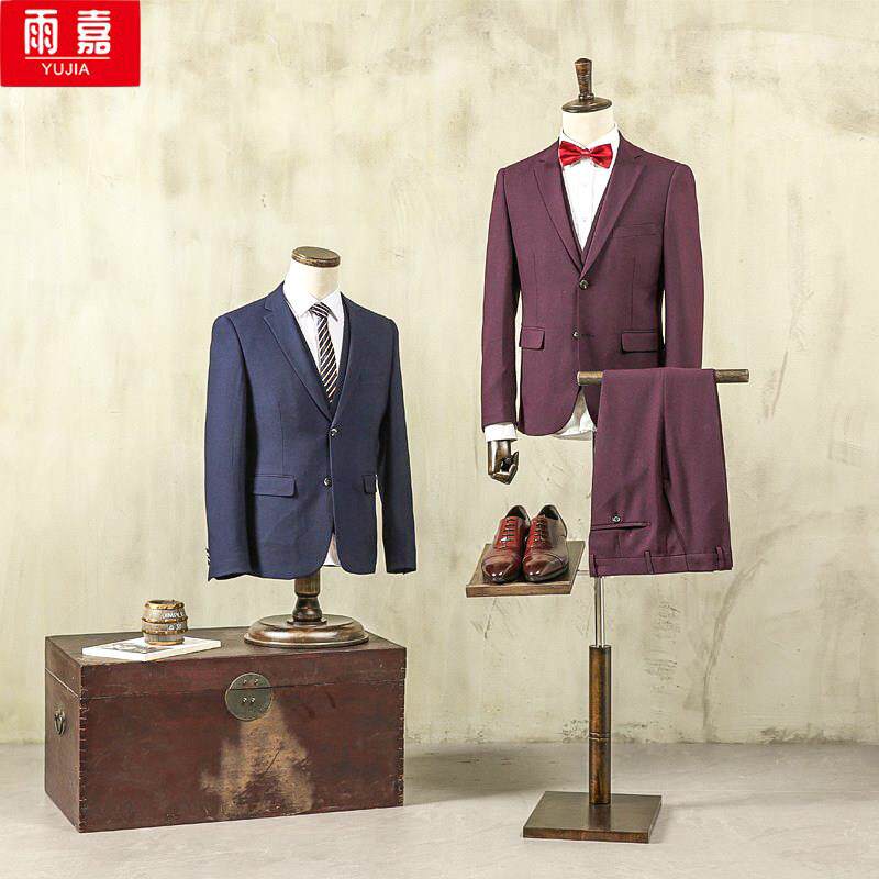 模特道具男 全身人台 服装店西服展示模特 橱窗假模 半身模特衣架