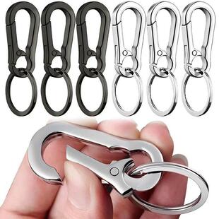 1/3/5Pcs Metal Gourd Buckle Keychain Climbing Hook Car Keych