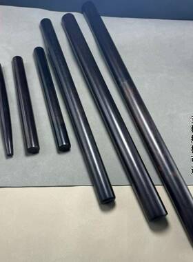 乌木擀面杖擀面杖紫光檀擀面棍压面棒擀饺子皮专用擀面棍