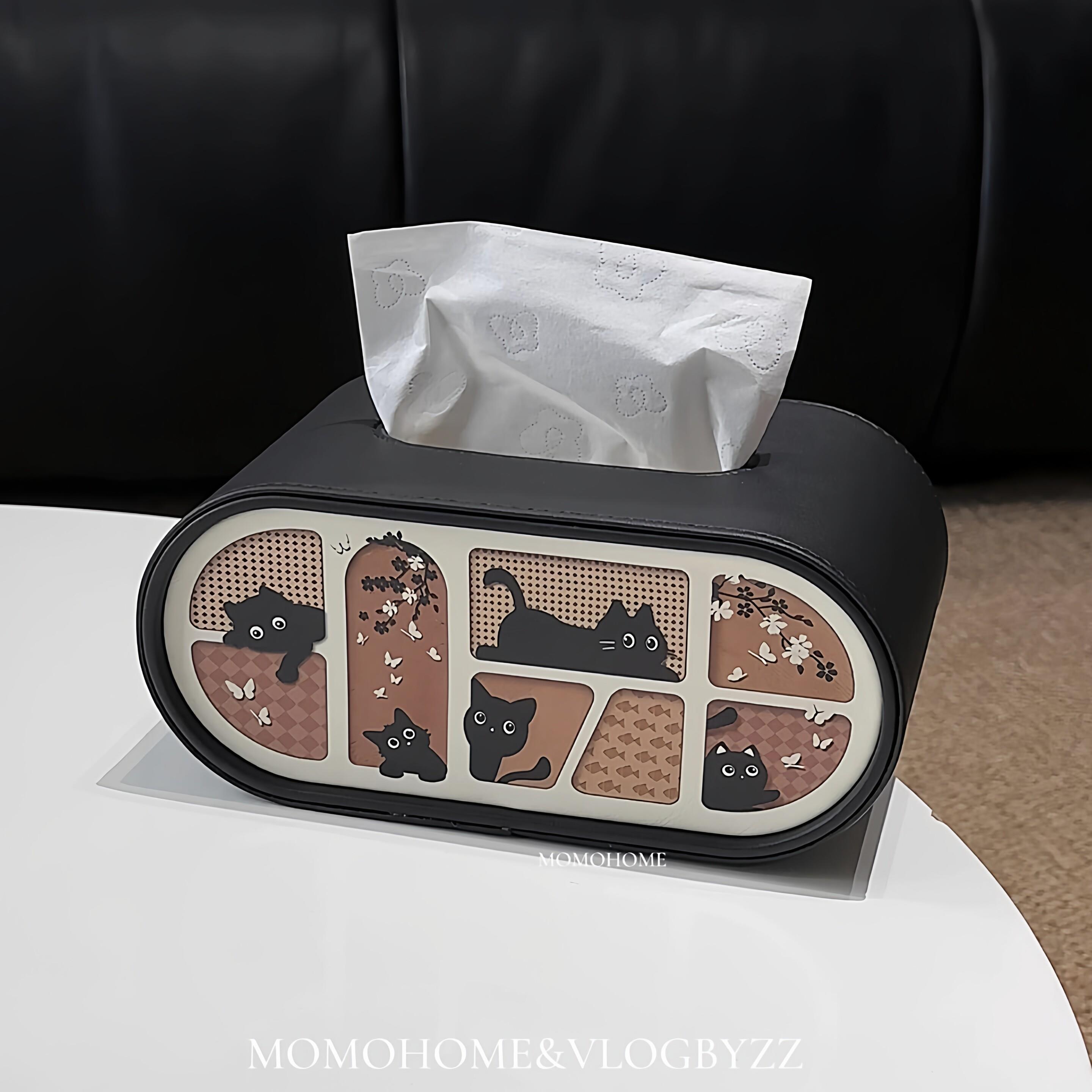 中古风纸巾盒客厅高级感抽纸盒家用2025新款厕所卫生间纸巾收纳盒