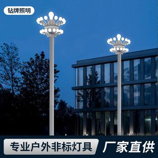 LED路灯公园景观灯户外庭院灯防水超亮别墅园林小区路灯高杆灯