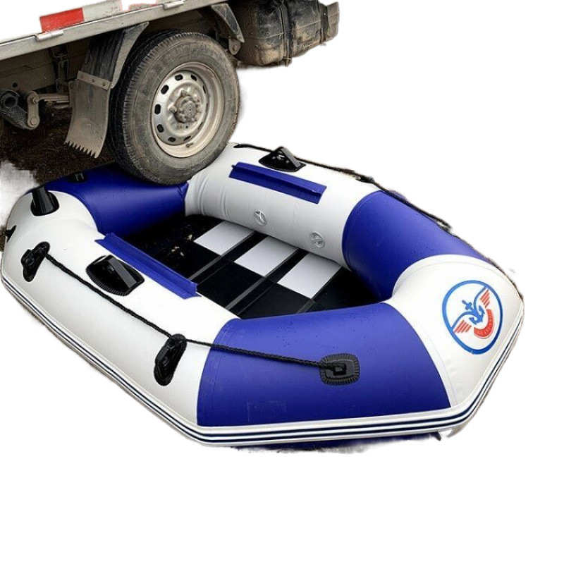 XY【2.1万人收藏】橡皮艇加厚撒网钓鱼船耐磨硬底气垫充气船双多