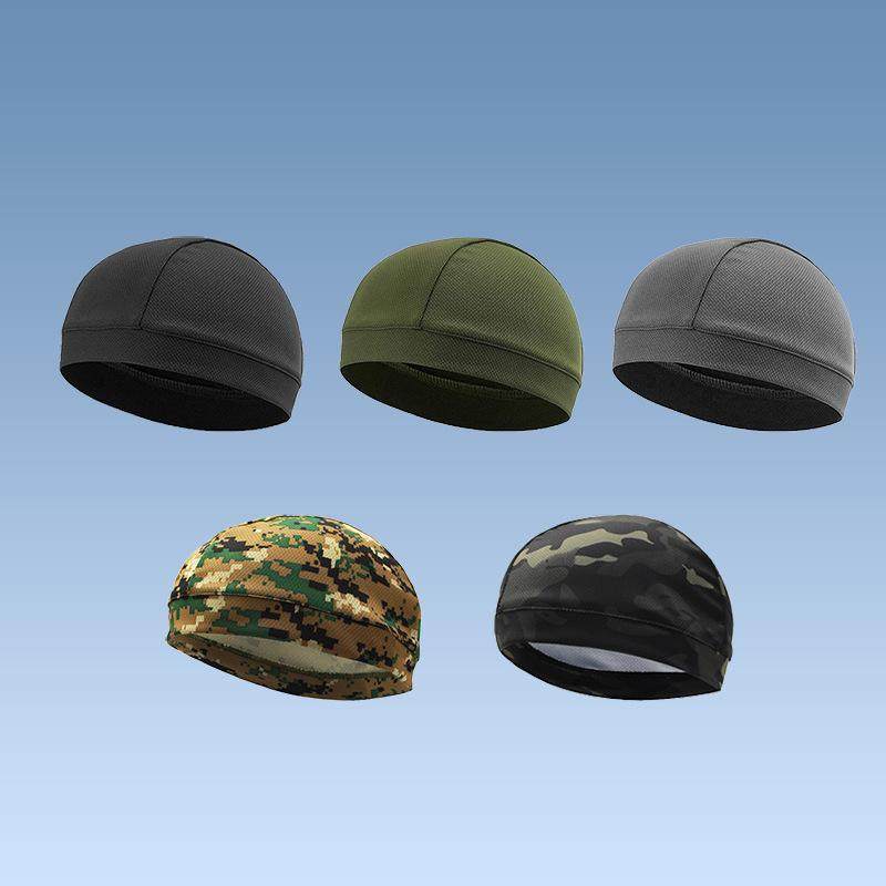 头套男骑行帽子吸汗防晒速干帽瓜皮电动车摩托头盔内衬帽头罩秋冬