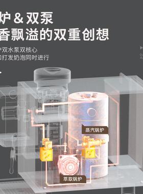 艾泽森萃茶机商用高压咖啡奶茶店定温定量煮茶机全自动智能茶咖机
