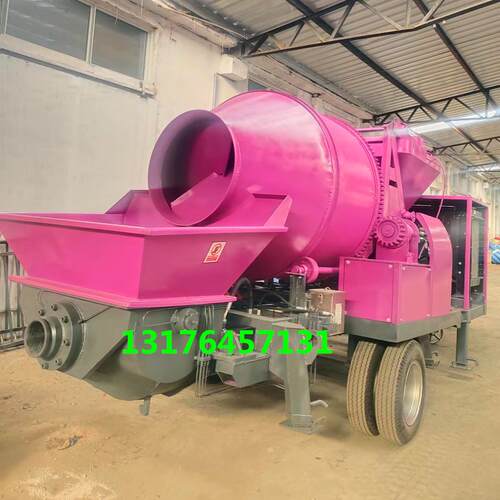 concret拌mixerpump搅拌拖泵混凝e土440搅机带泵搅拌地泵搅拌泵
