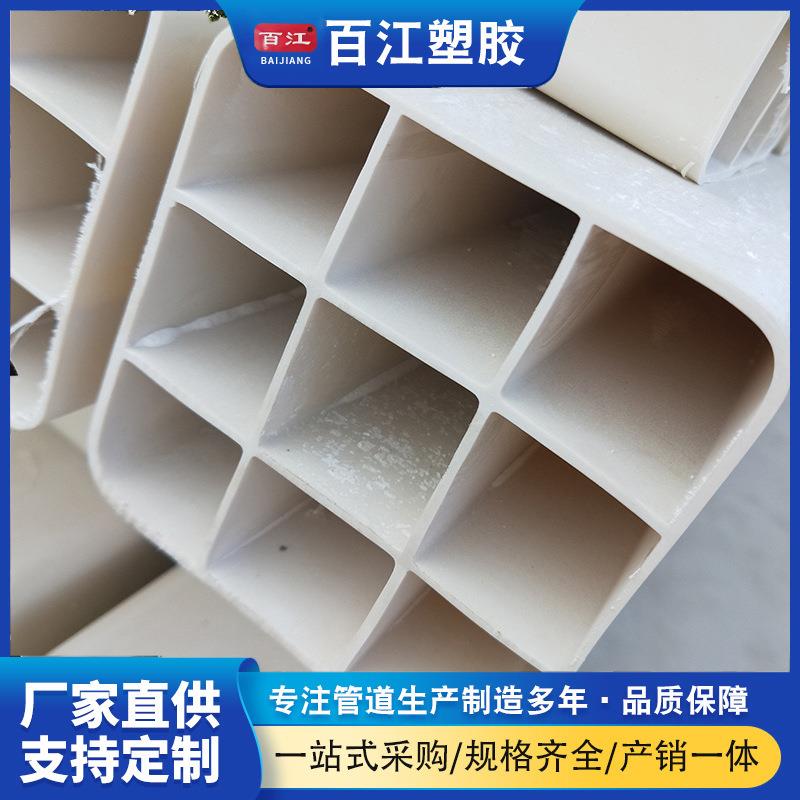 九孔格栅管通讯电缆保护管PVC四六九格栅管孔地埋穿线管现货供应