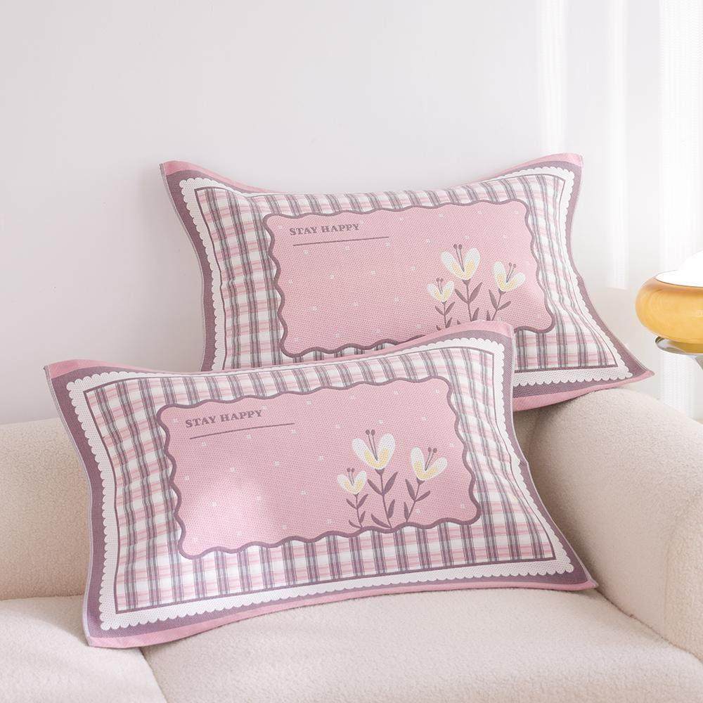 高密纯棉纱布枕巾一对装四季新款卡通防滑透气成人家用全棉枕头巾,床上用品,枕巾,淘宝优惠券,粉丝福利购,淘宝优惠卷