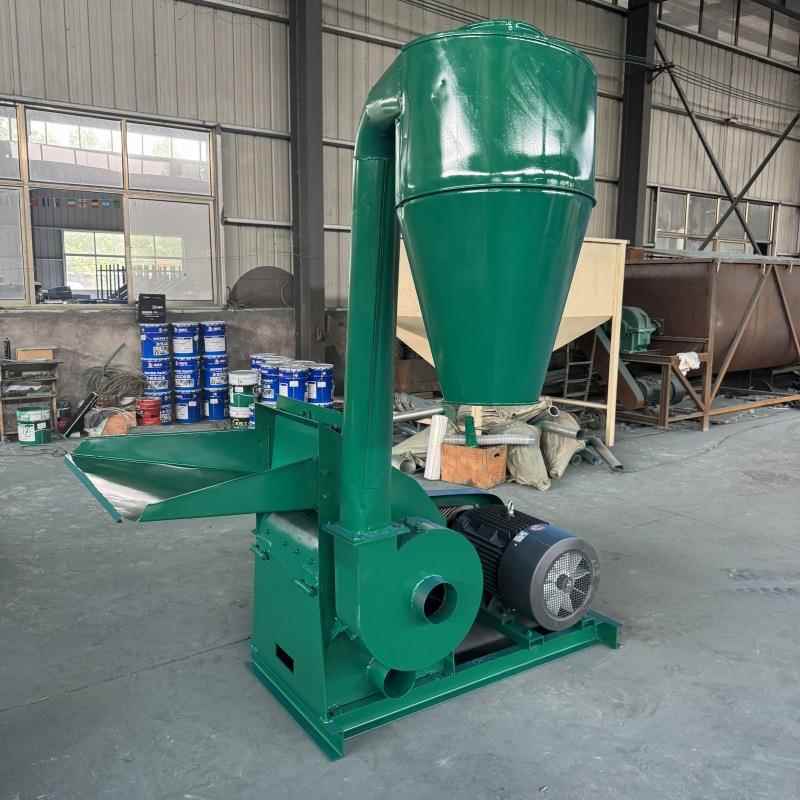 420锤片式饲料粉碎机家用小型玉米秸秆打糠机豆粕杂粮万能打料机