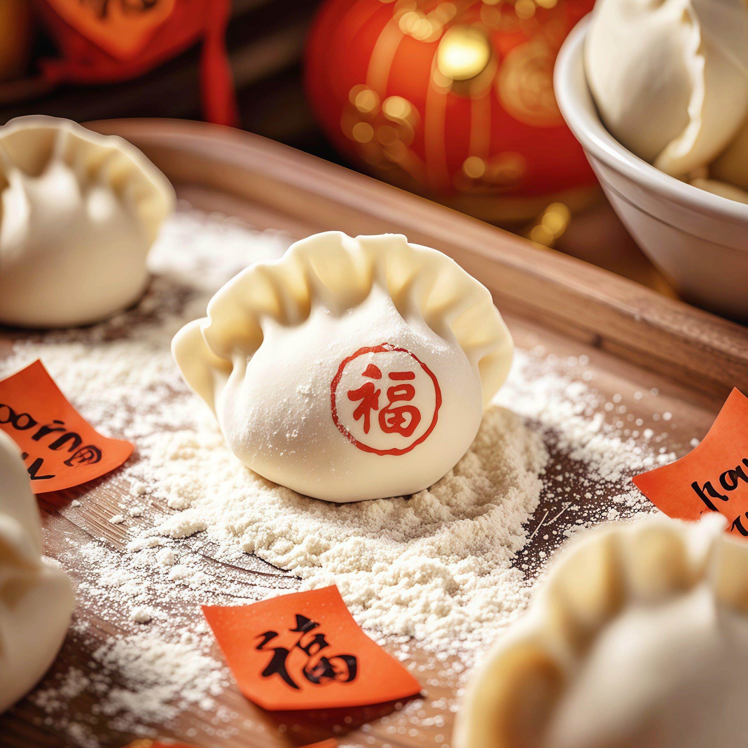 福饺!饺子印章福字食品级diy模具福禄寿喜家用新年饺子糕点工具