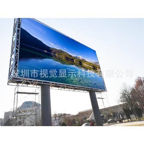 LED显示屏户外立柱广告电子显示屏室外高清LED电子立柱大屏
