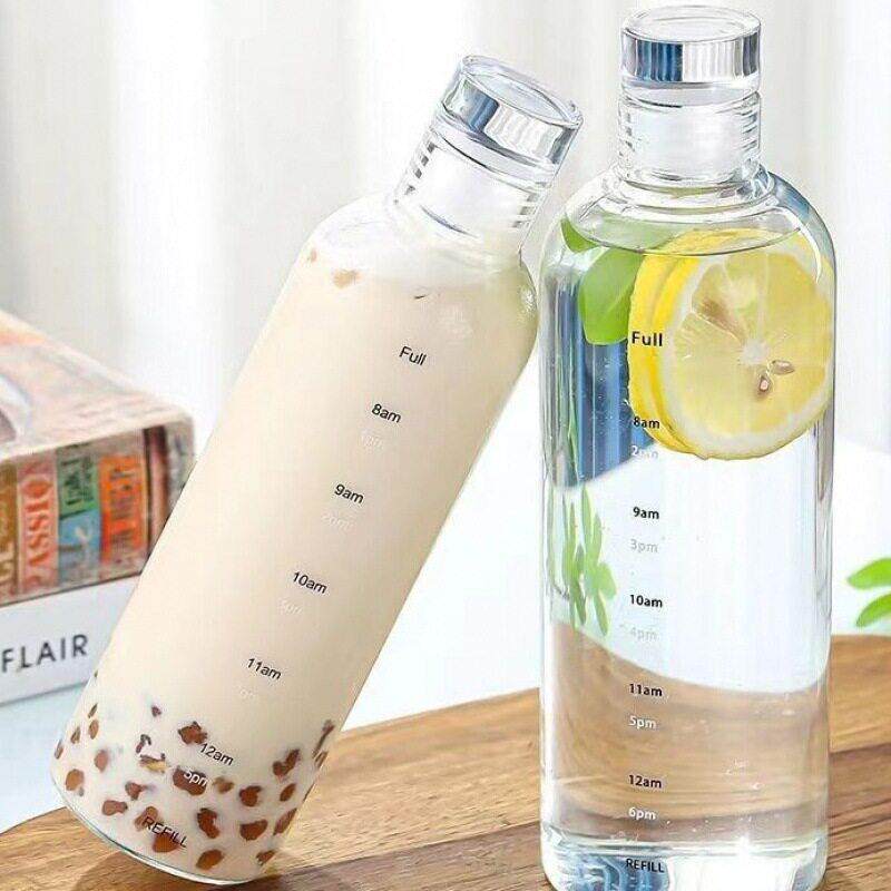 冷泡茶瓶子玻璃水杯大容量冰箱装水容器冰茶果汁泡水咖啡杯茶瓶子