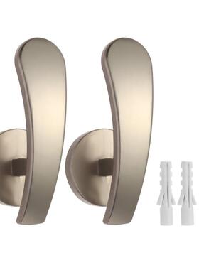 新款直销跨境现代简约窗帘挂钩墙钩合金挂球流苏窗帘配件绑带系带