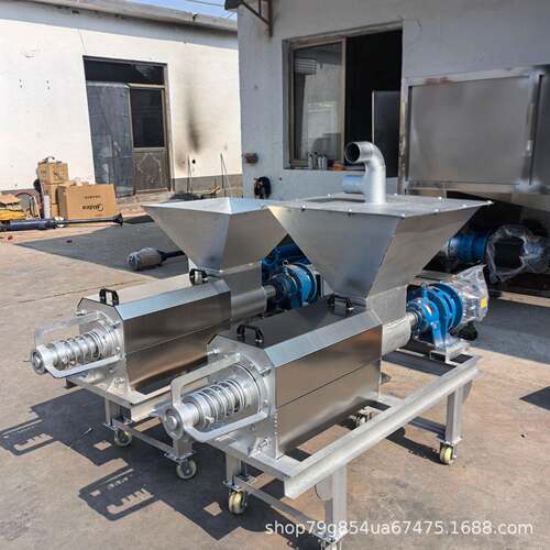 小型养殖场干湿固液分离机猪粪分离机牛粪挤干机粪脱水机