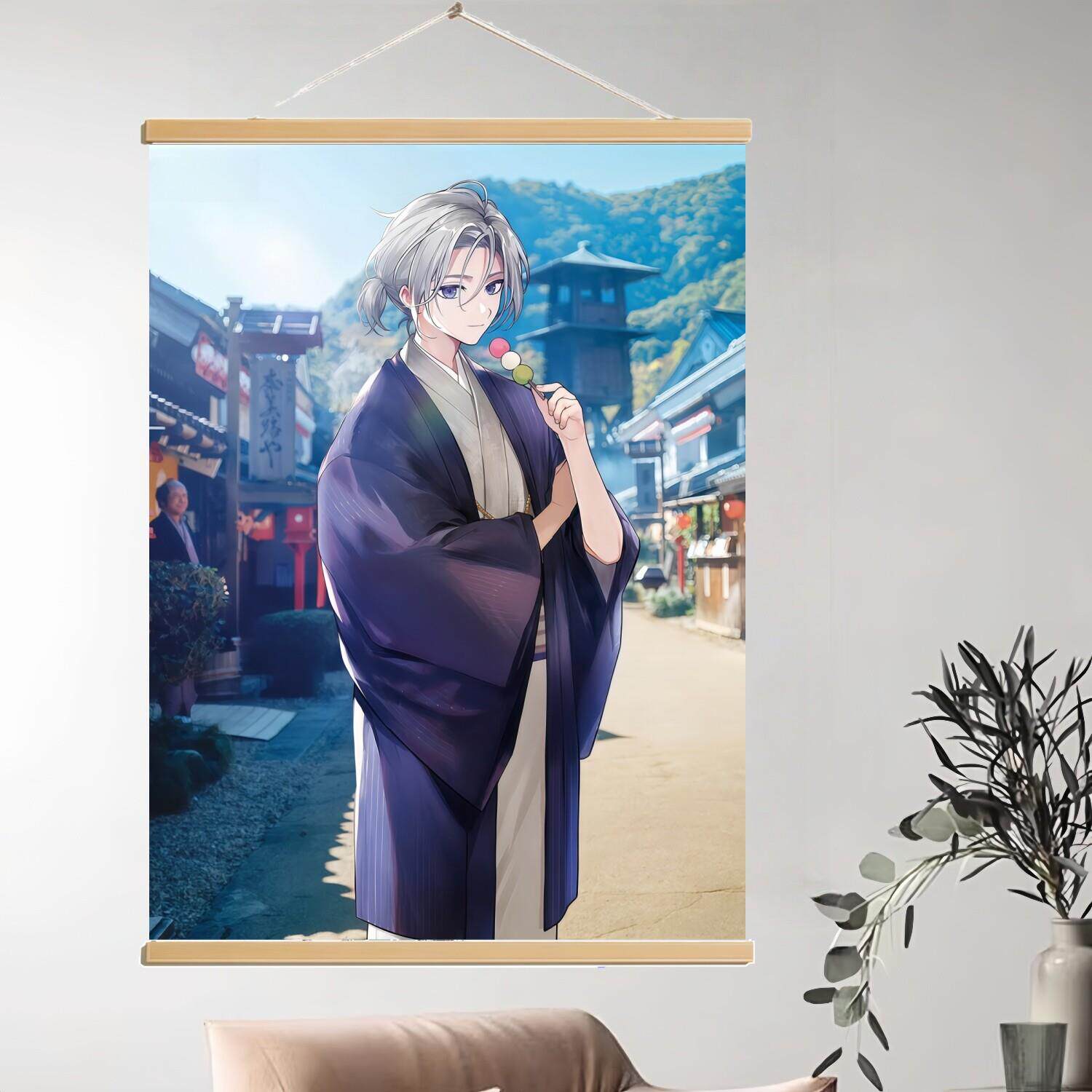 Fate/FGO十周年海报卷轴挂画圣杯战争周边卧室儿童房装饰画