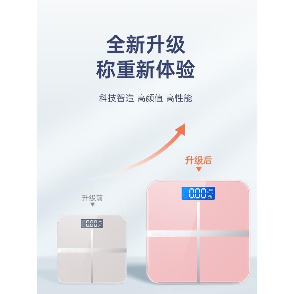 家用电子秤体重秤智能称重电子称体重器学生女生减肥专用小巧轻便