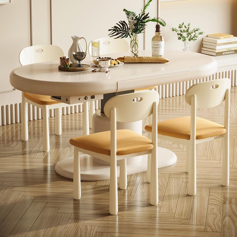 W82024新款充电奶能油风多功能升降茶几桌书桌两餐多用用家用558