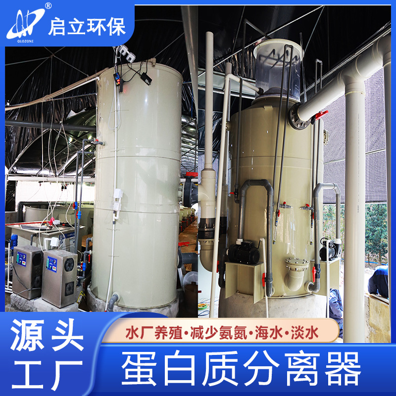 蛋分水产养殖蛋白质分离器循环水过滤器养鱼虾蟹除杂质泡沫分离器