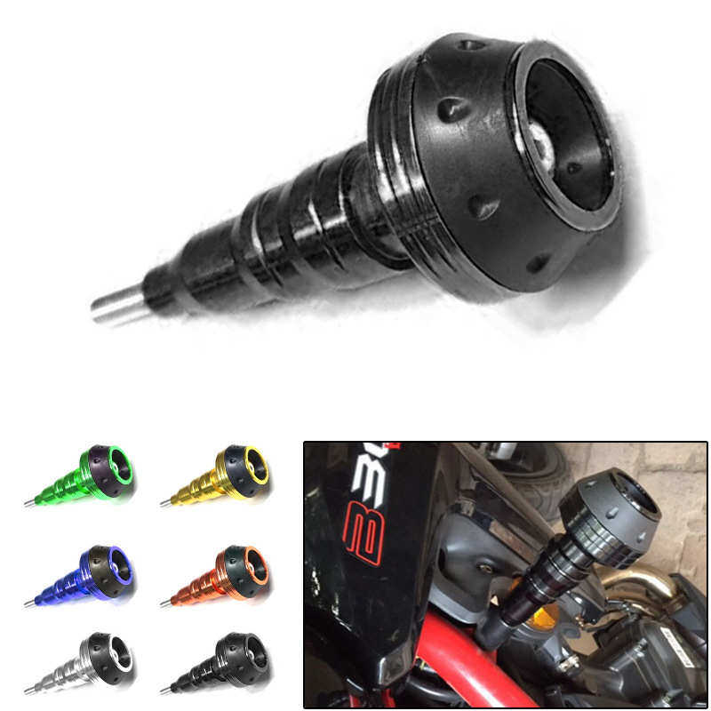 摩托车越野车黄龙600 300蓝宝龙改装防摔胶防摔杆配件