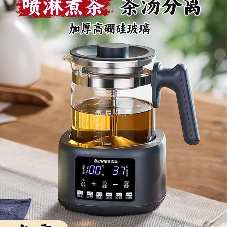 煮茶器家用蒸茶器蒸汽喷淋式普洱泡茶烧水壶恒温养生壶全自动其他