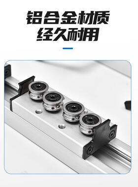 内置双轴心直线导轨滑块SGR 滚轮锁紧滑轨SGB 同步带高速静音滑台
