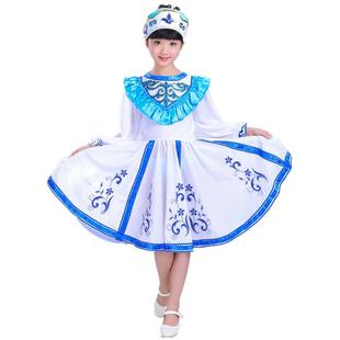 正品儿童俄罗斯族演服塔塔尔民出族舞舞蹈公主现裙代表演服男女童