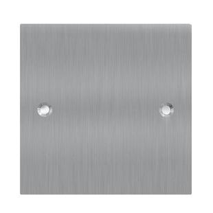 86不锈钢盖板超薄白色空白面板底盒堵洞盲板黑色防火耐高温遮挡片