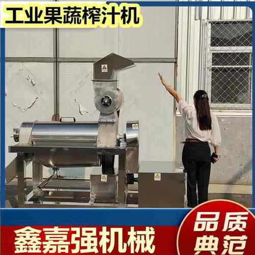 芹菜果蔬面大型榨汁机茶叶枸杞菊花工业压汁机芒果毛桃去核压榨机