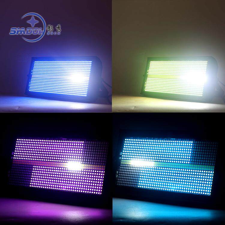 LED960颗八段频闪灯三合一彩光频闪舞台演出酒吧灯光8+8跑马效果