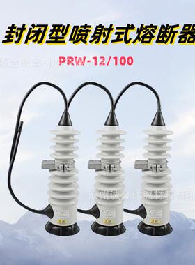 10KV户外高压封闭型喷射式熔断器 PRW-12/50A100A 令克开关保险