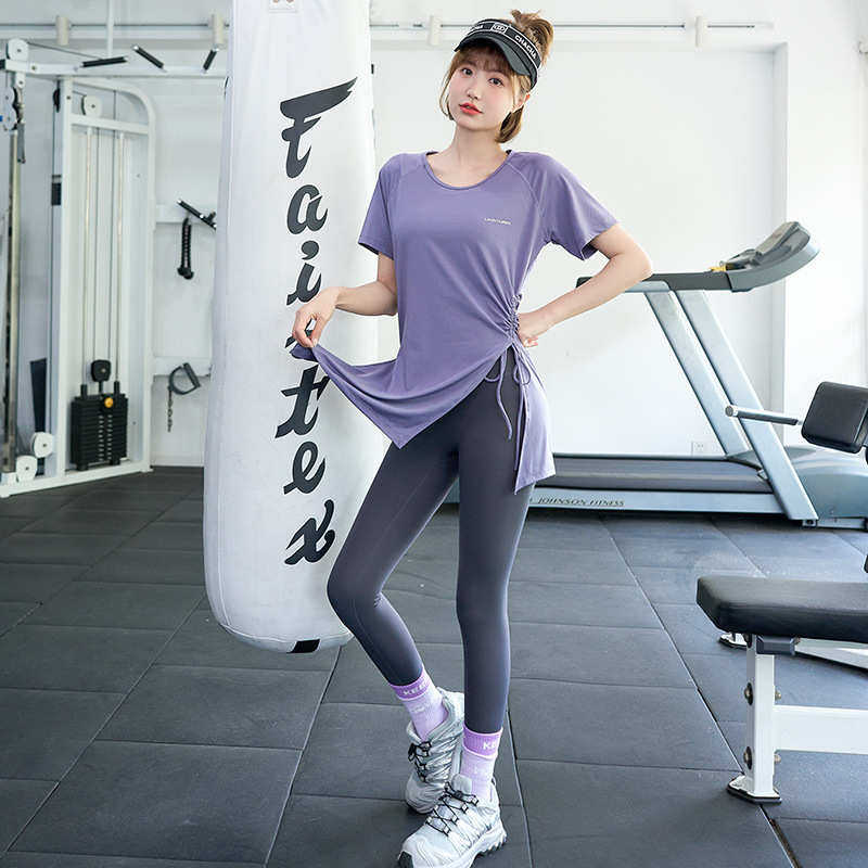 高品质瑜伽套装运动休闲跑步宽松高弹显瘦遮肉开叉青春活力,运动/瑜伽/健身/球迷用品,瑜伽套装,淘宝优惠券,粉丝福利购,淘宝优惠卷