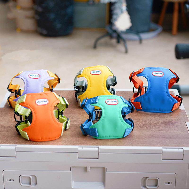 狗狗牵引绳小型犬可调节背心式狗绳狗背带胸带外出泰迪比熊遛狗绳