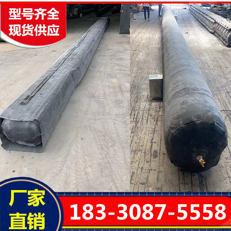 桥梁橡胶充气芯模浇筑梁板内模圆形八角形气囊空心板橡胶气囊气袋