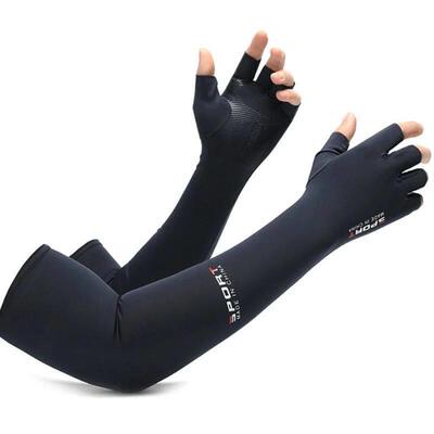 Cool Men Women Arm Sleeve Gloves Running Cycling Sleeves Fis