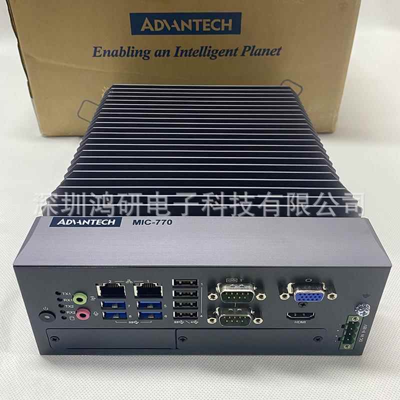 IC-77/W工控机10代CPU紧凑型无风扇工业H控制MIC-770H电脑迷0你M