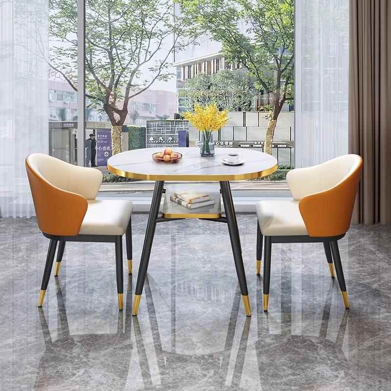 阳台小桌子休闲喝茶桌椅一桌两椅组合小户型办公室接待洽谈会客桌