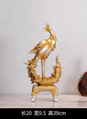 正品采购产品装饰品，家居客用品，厅，电视，酒柜，式欧凤凰陈设