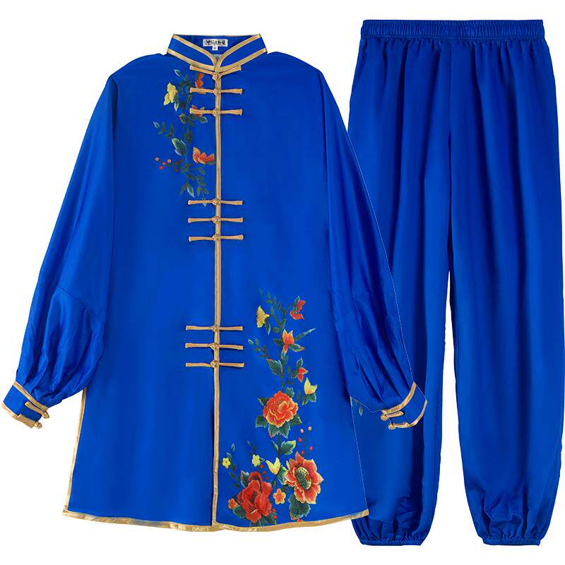 高档古服韵练中式新雅服女子比春赛服太极中老年秋武服中式