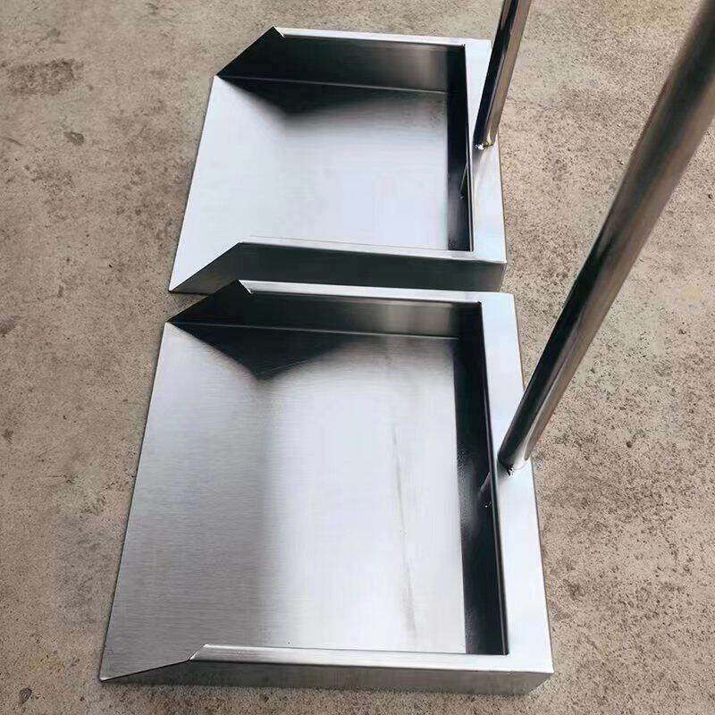 工厂专用的垃圾铲簸箕304不锈钢特厚加厚簸箕簸箕集成焊接