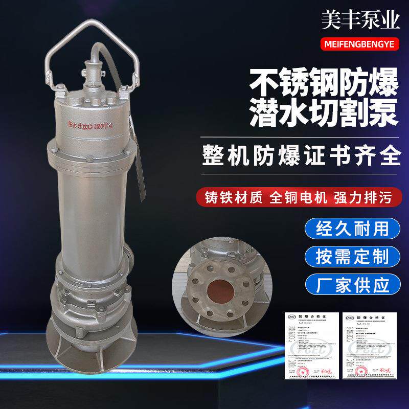 防爆潜水泵防爆潜污泵潜水泵潜污泵IICQQW系列7.5KW