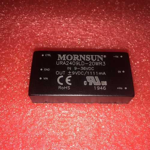 URA2409LD-20WR3金升阳DC-DC电源模块9-36V转正负9V1111mA20W直拍