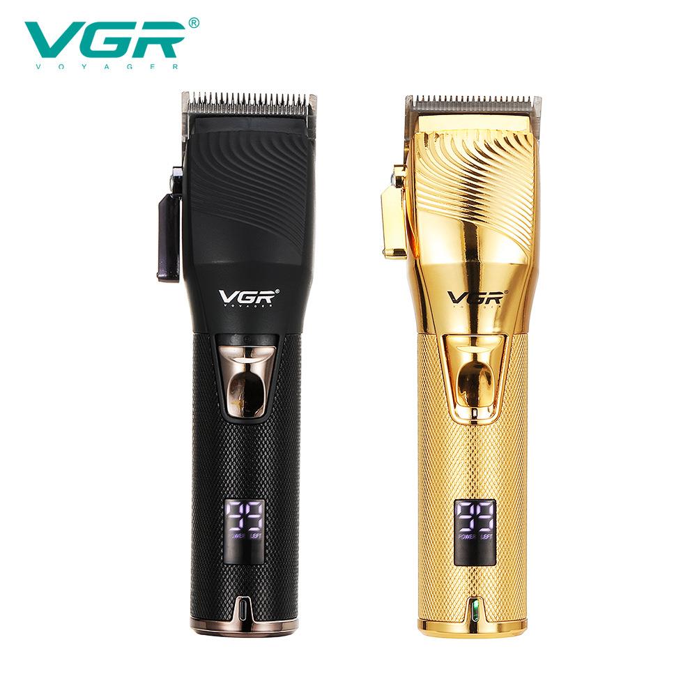 vgr280剃头理发器电动数显油头推剪刀金属推子充电剪发机新款